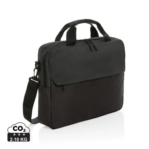  Kazu AWARE™ RPET basic 15.6 inch laptop bag - XD Collection Black 