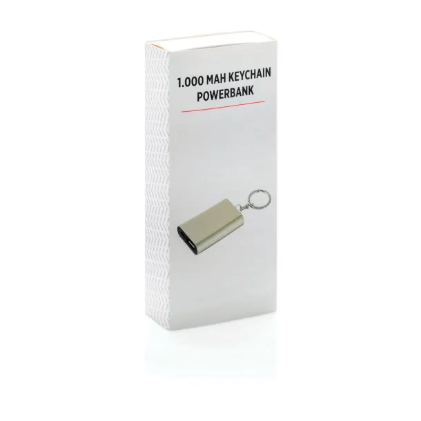  Prijenosna baterija privjesak za ključeve, 1 000 mAh - XD Collection Zlatna