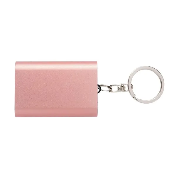  Prijenosna baterija privjesak za ključeve, 1 000 mAh - XD Collection Roza