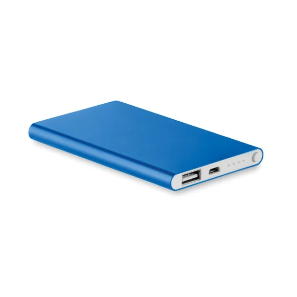 POWERFLAT Flat power bank 4000 mAh Royal blue