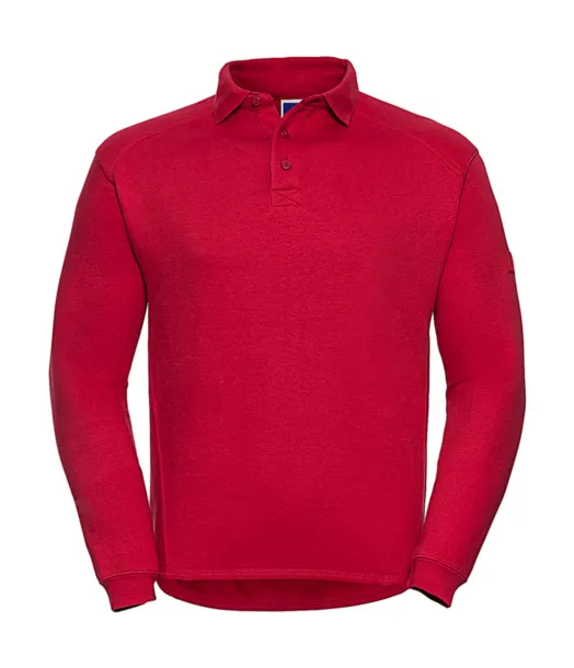  Heavy Duty Collar Sweatshirt Classic Red