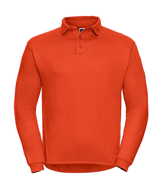  Heavy Duty Collar Sweatshirt Narančasta