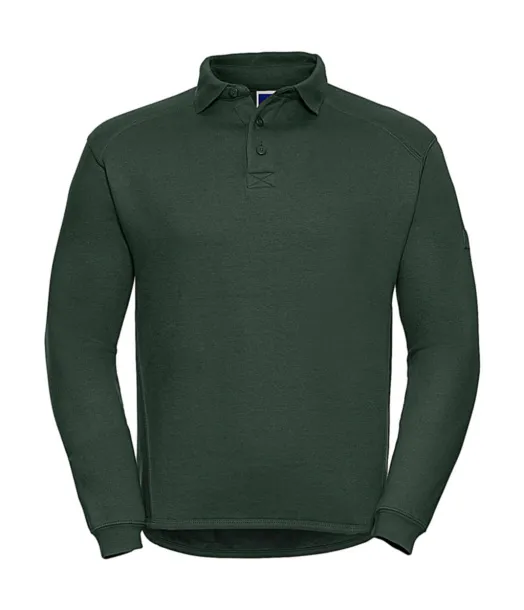  Heavy Duty Collar Sweatshirt Bottle Green