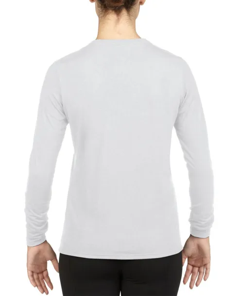  PERFORMANCE® LADIES' LONG SLEEVE T-SHIRT - Gildan White