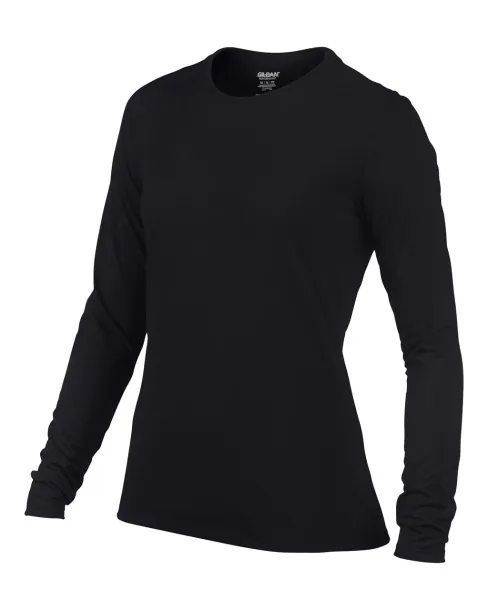  PERFORMANCE® LADIES' LONG SLEEVE T-SHIRT - Gildan Black