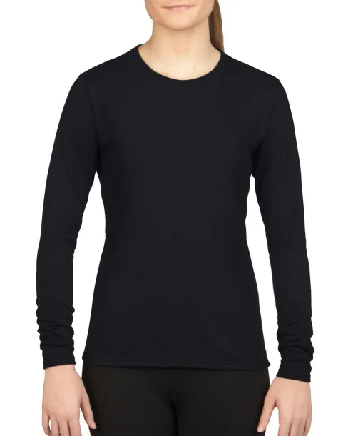  PERFORMANCE® LADIES' LONG SLEEVE T-SHIRT - Gildan Black