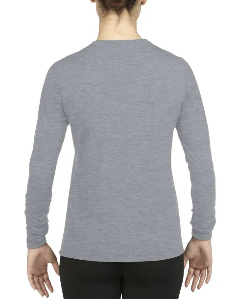  Ženska majica dugih rukava - Gildan Ideal Oxford Grey
