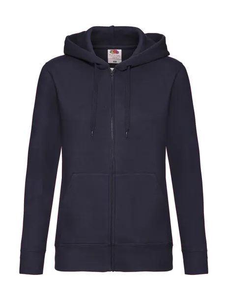  Premium Hooded Sweat Jacket Lady-Fit - Fruit of the Loom Deep Navy