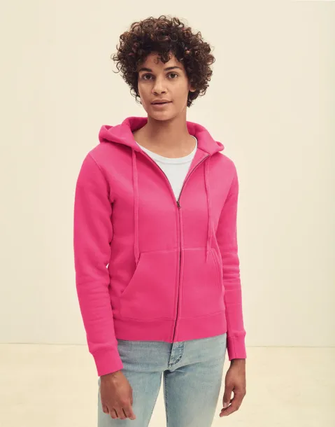  Premium Hooded Sweat Jacket Lady-Fit - Fruit of the Loom