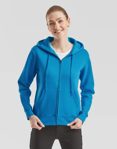  Premium Hooded Sweat Jacket Lady-Fit - Fruit of the Loom