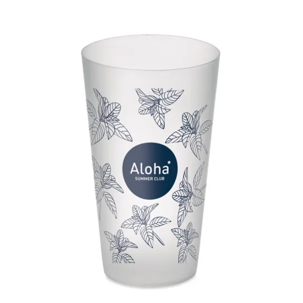 FESTA CUP "zaleđena" čaša, 550 ml Prozirno bijela