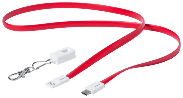 Doffer USB Type-C lanyard Red