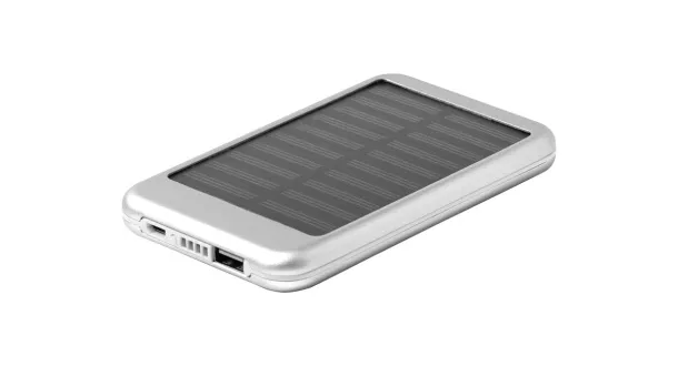 SunFour USB prijenosna baterija, 4000 mAh Srebrna