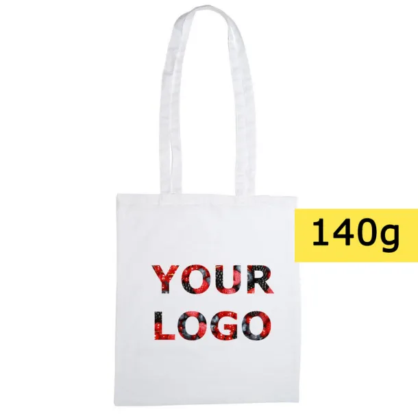  Cotton shopping bag, 140 g/m2 white