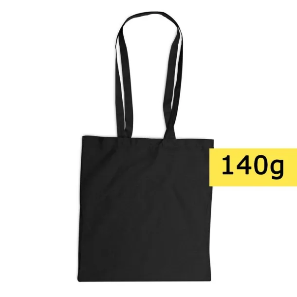  Cotton shopping bag, 140 g/m2 black