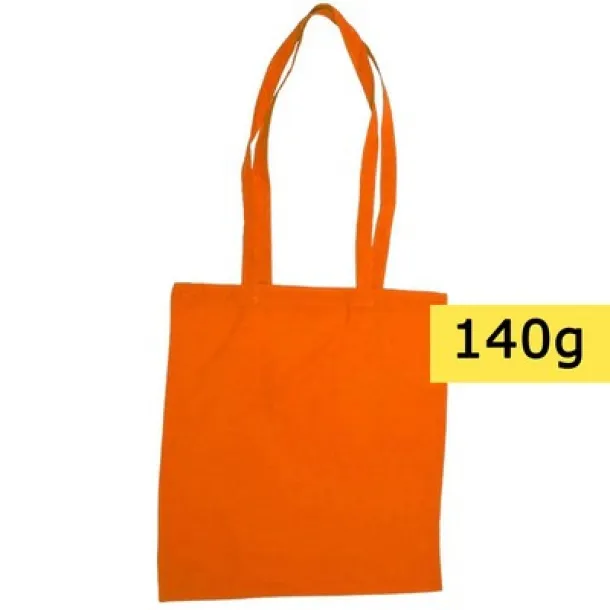  Cotton shopping bag, 140 g/m2 Narančasta