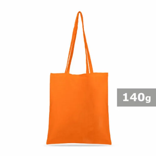  Cotton shopping bag, 140 g/m2 orange