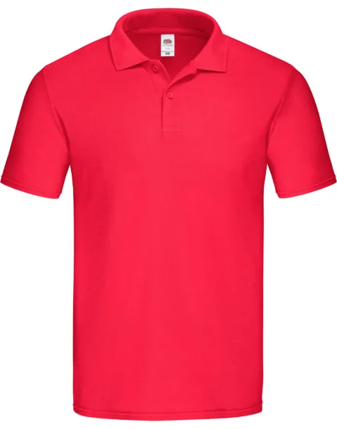  Klasična polo majica, 185 g/m² - Fruit of the Loom Crvena