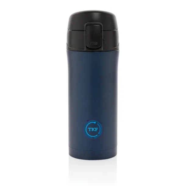  Metallic easy lock vacuum mug - XD Collection Plava