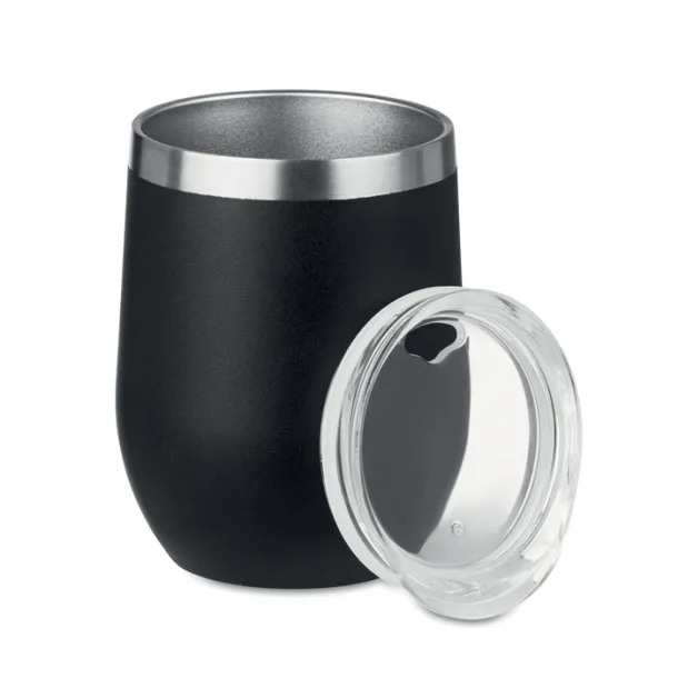 CHIN CHIN 300ml double wall SS mug Black