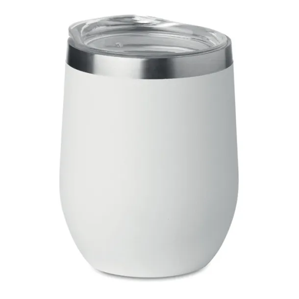 CHIN CHIN 300ml double wall SS mug White