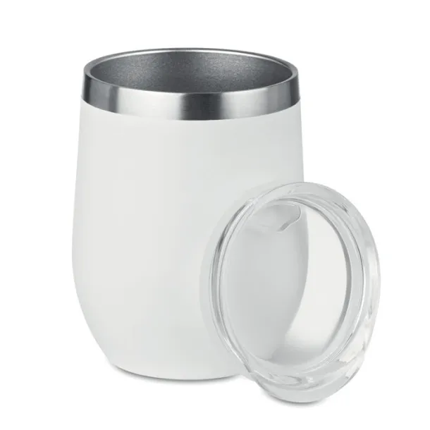 CHIN CHIN 300ml double wall SS mug White