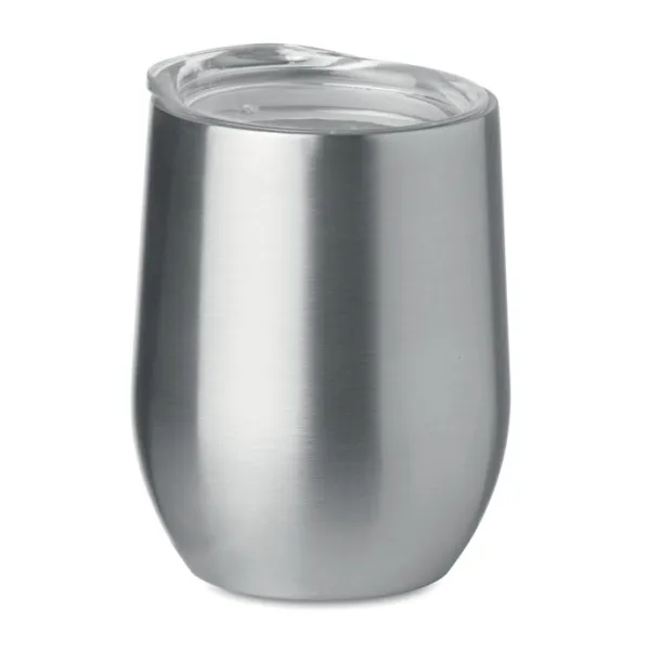 CHIN CHIN 300ml double wall SS mug Matt Silver