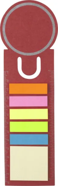  Cardboard bookmark Clay red