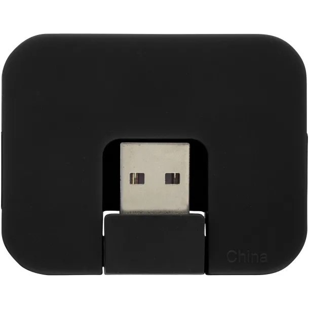 Gaia USB hub s 4 ulaza Solid black