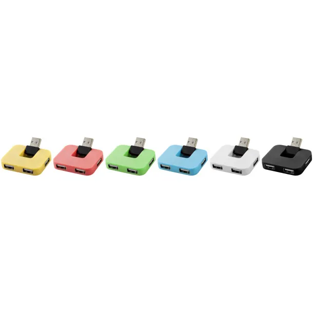 Gaia USB hub s 4 ulaza Solid black