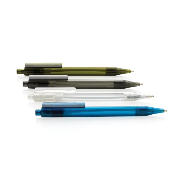  GRS RPET X8 transparent pen - XD Collection Black 