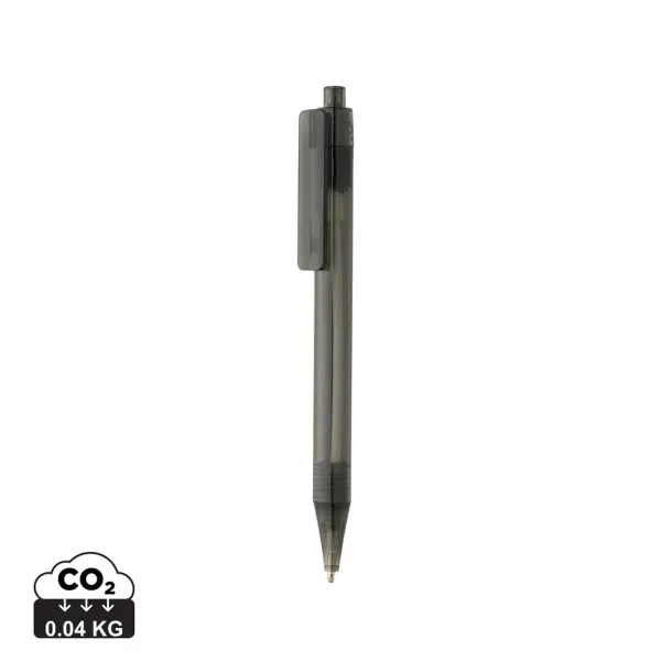  GRS RPET X8 transparent pen - XD Collection Black 