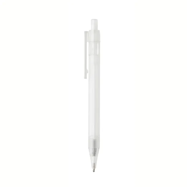  GRS RPET X8 transparent pen - XD Collection White 