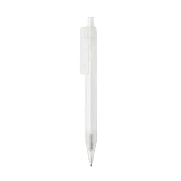  GRS RPET X8 transparent pen - XD Collection White 