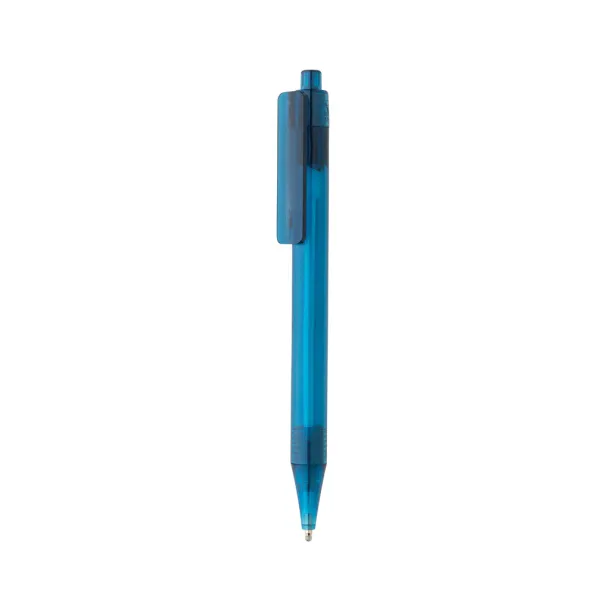  GRS RPET X8 transparent pen - XD Collection Blue 