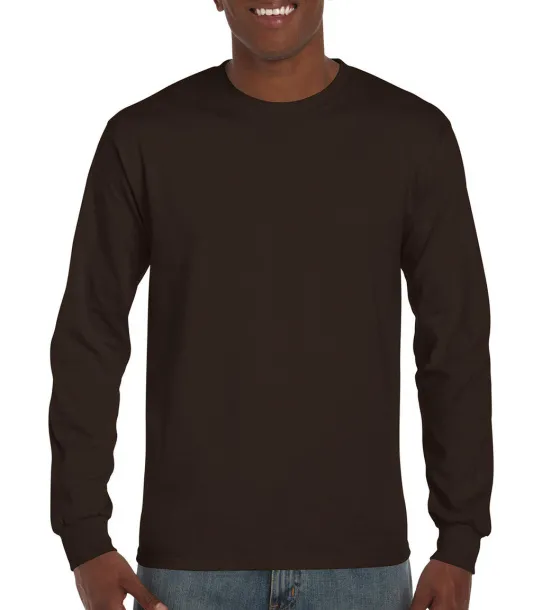  Ultra Cotton Adult T-Shirt LS - Gildan Dark Chocolate