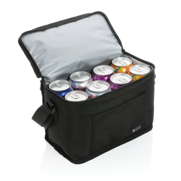  Swiss Peak AWARE™ 1200D deluxe 8 can cooler bag - Swiss Peak Black 