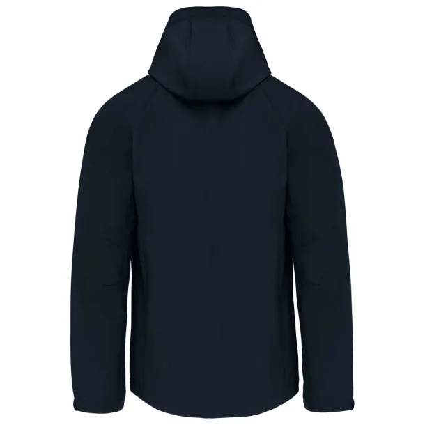  MEN'S DETACHABLE HOODED SOFTSHELL JACKET - Kariban Navy