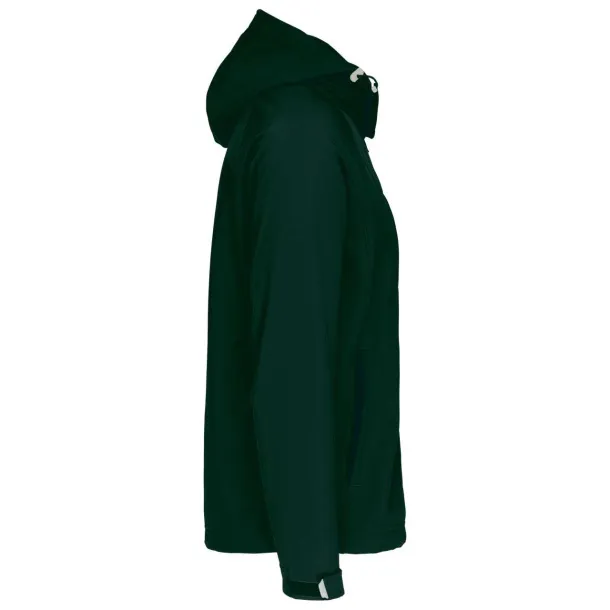  Muška softshell jakna s kapuljačom na odvajanje - Kariban Zelena