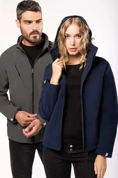  Muška softshell jakna s kapuljačom na odvajanje - Kariban Dark Royal Blue