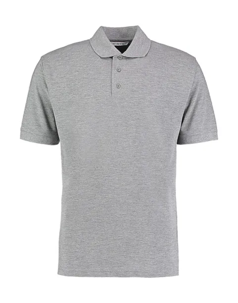  Classic fit muška polo majica - Kustom Kit Heather Grey