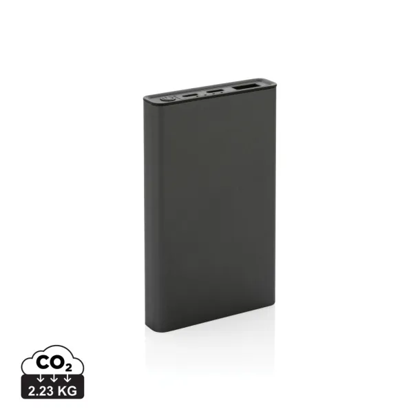  Terra prijenosna baterija 5.000 mAh od RCS recikliranog aluminija - XD Xclusive Siva 