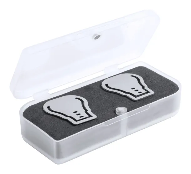 Bomtel paper clip set Silver