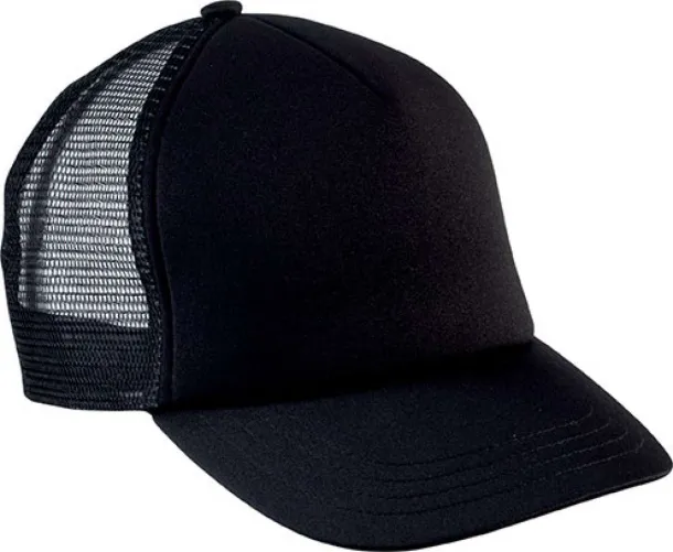  KIDS' TRUCKER MESH CAP - 5 PANELS - K-UP Black