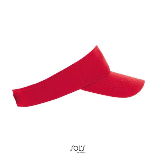  SOL'S ACE - UNISEX VISOR - 150 g/m² - SOL'S Red White