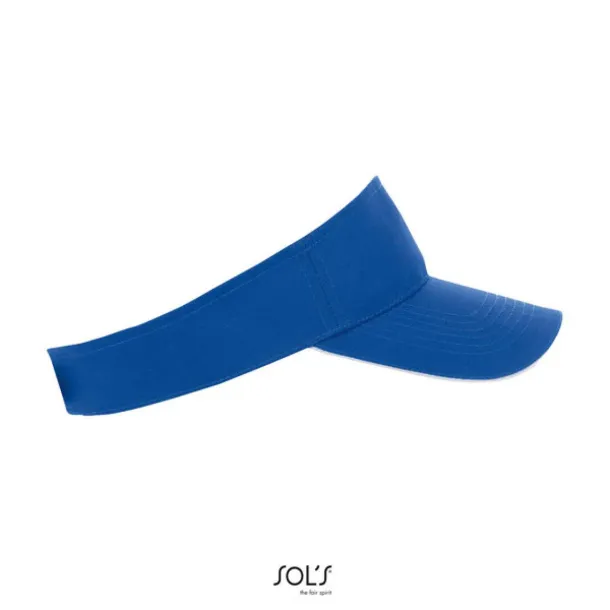  SOL'S ACE - UNISEX VISOR - 150 g/m² - SOL'S Royal blue White