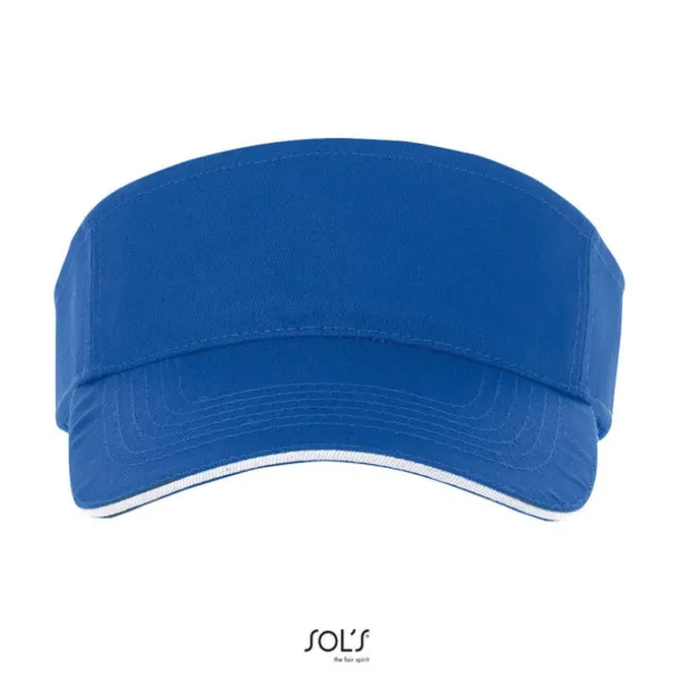  SOL'S ACE - UNISEX VISOR - 150 g/m² - SOL'S Royal blue White