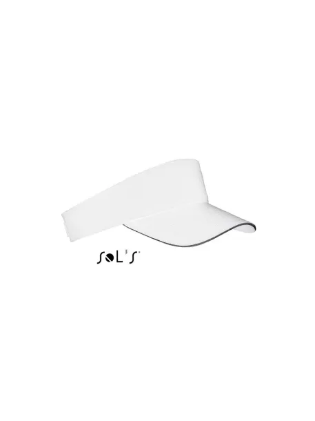  SOL'S ACE - UNISEX VISOR - 150 g/m² - SOL'S White Black