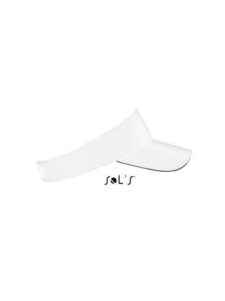  SOL'S ACE - UNISEX VISOR - 150 g/m² - SOL'S White Black