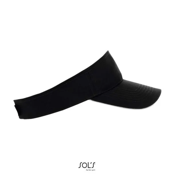  SOL'S ACE unisex šilt vizir - 150 g/m² - SOL'S Crna Bijela